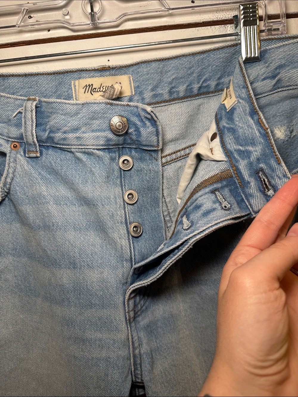 Madewell Low Slung Baggy Cuffed Jeans - Picture 9 of 13